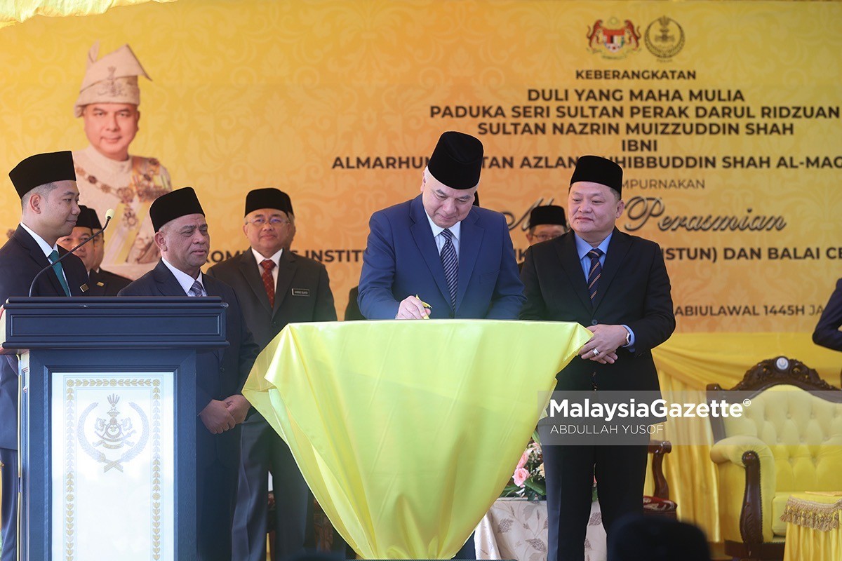 Sultan Nazrin rasmi INSTUN, Balai Cerap Tan Sri Harussani - MG Perak