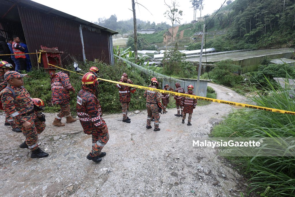 Operasi SAR diteruskan, cari baki 3 mangsa tertimbus dalam runtuhan tanah