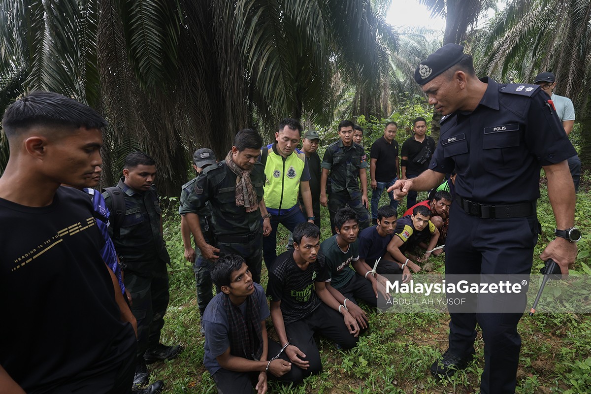 pati rohingya lolos depot imigresen tapah bidor polis