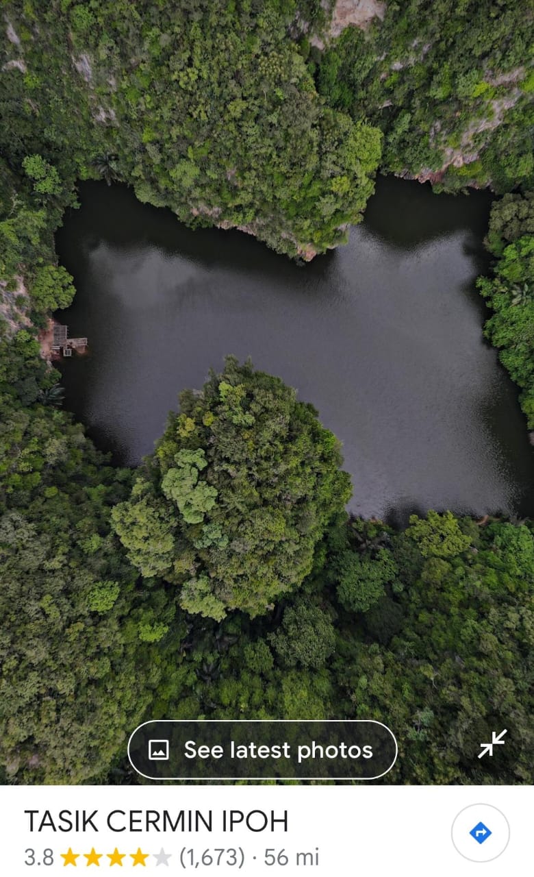 tasik kuari ipoh tasik cermin ipoh gopeng Tasik terjejas aktiviti kuari dalam kawasan persendirian kampar