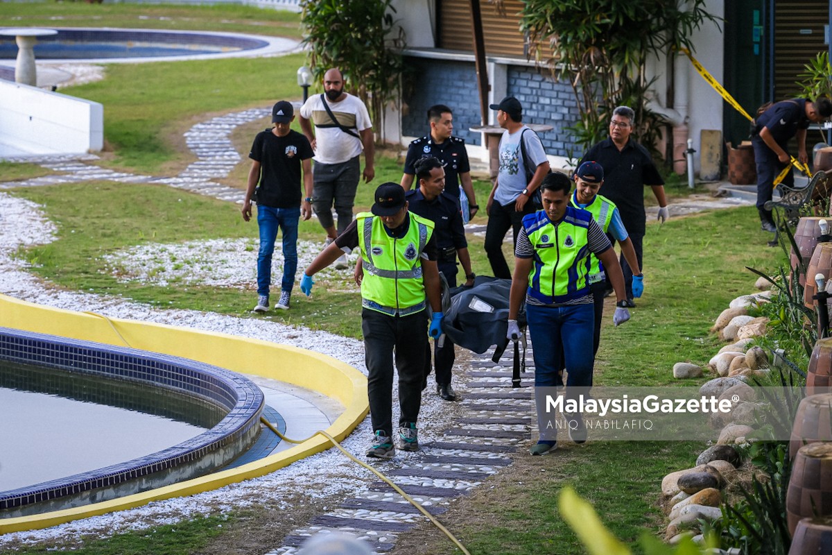 Mayat warga emas lelaki cedera kecederaan leher bercham ipoh