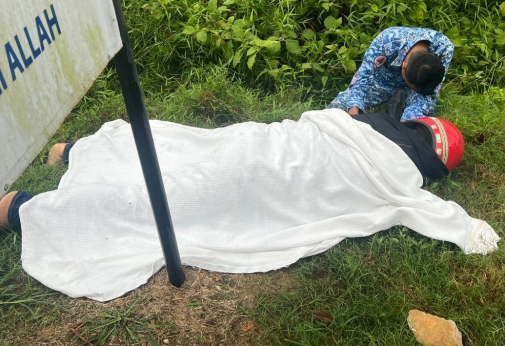 Anggota APM maut motosikal terbabas, langgar tiang lampu