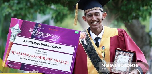 ‘Orang Tua PUO’ Aktif Videografi, Cemerlang Akademik Politeknik Ungku Omar graduan