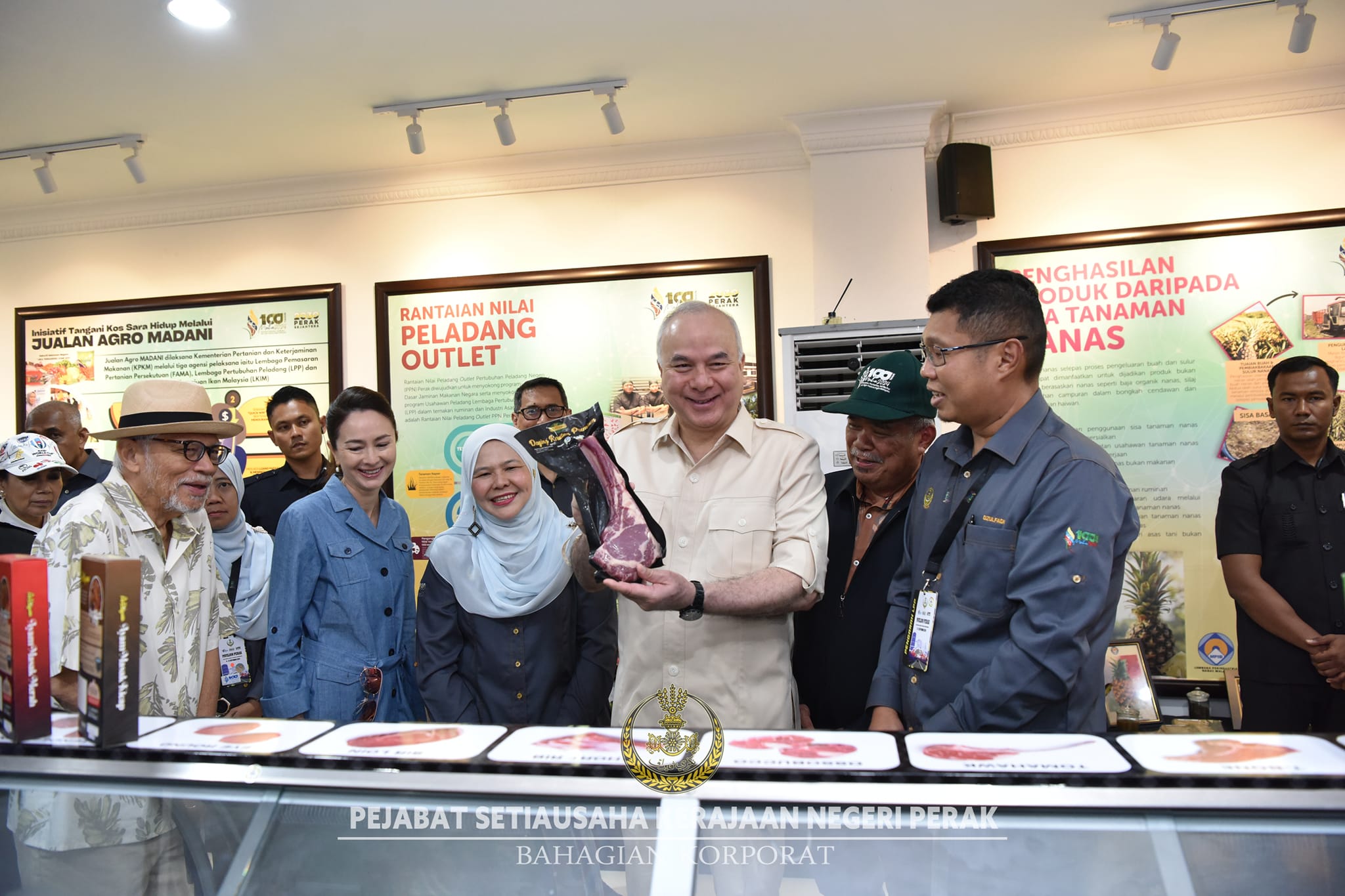 MAHA 2024 Sultan Nazrin, Tuanku Zara berangkat ke Pavilion Negeri Perak