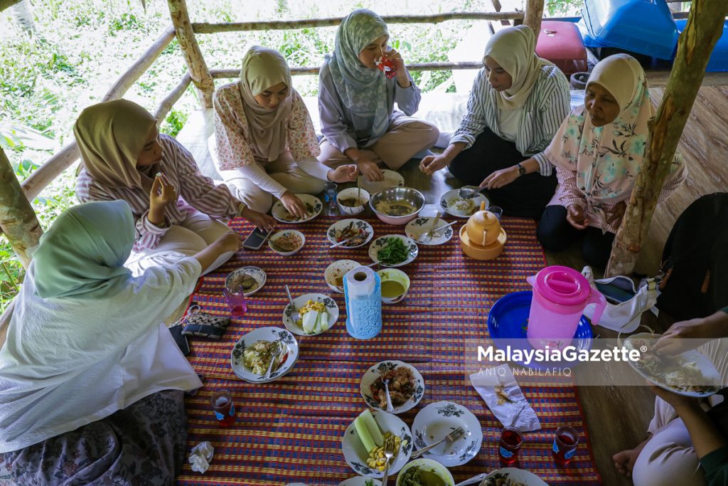 Dangau Mak Ani saji makanan kampung dalam suasana hijau