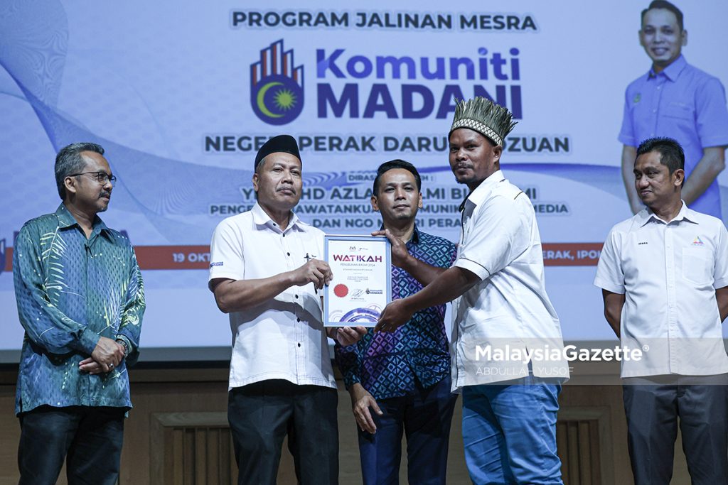 Perak terima peruntukan RM1.06 juta laksana Komuniti Madani