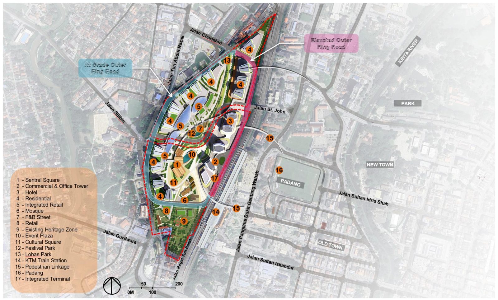 Ipoh Sentral pembangunan projek stesen keretapi ipoh Anthony pengangkutan