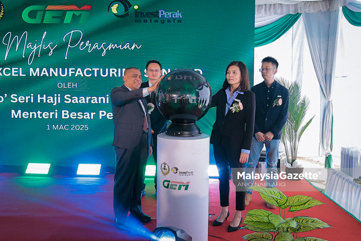 Projek KIGIP Perak 2028 Saarani kerajaan perak Taman Perindustrian Hijau Kerian KIGIP Perak Pelaburan industri Perak Gamuda KIGIP Pembangunan ekonomi Perak Pemindahan air Sungai Perak