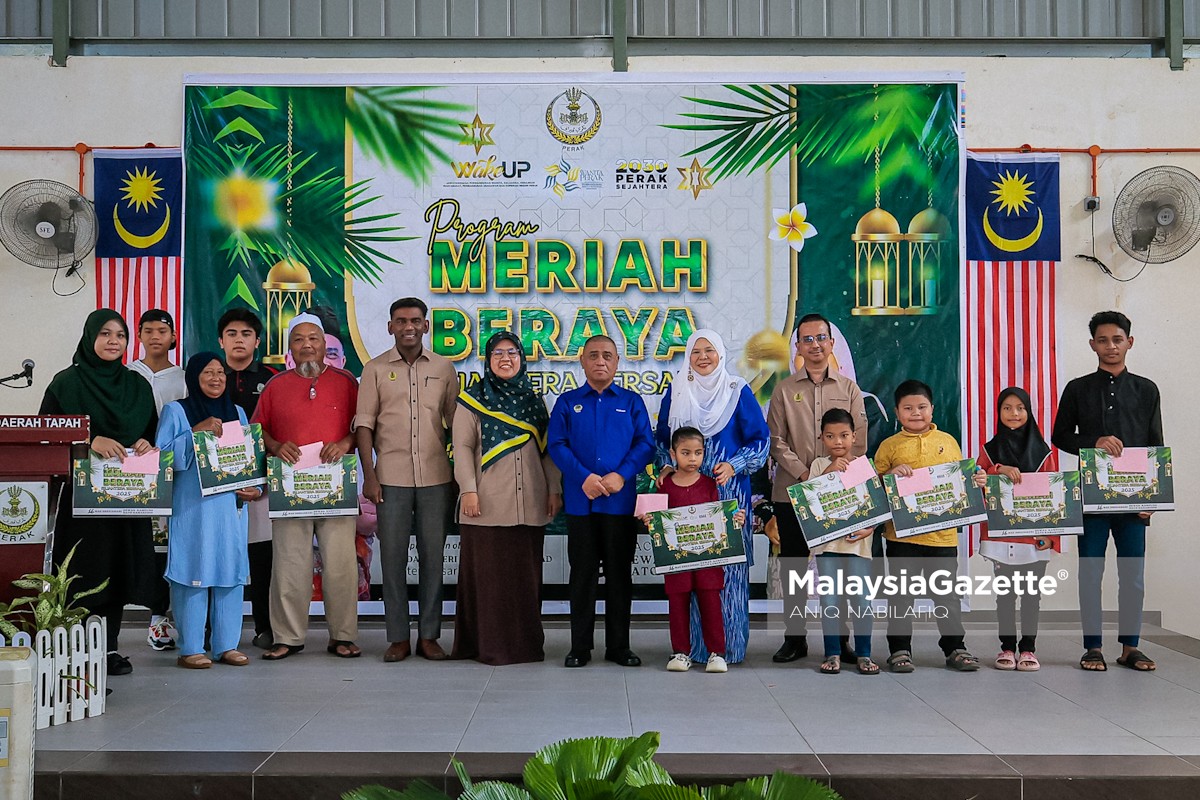 Bantuan Hari Raya Aidilfitri Perak 2025 Insentif Hari Raya Perak Bantuan Aidilfitri kerajaan Perak RM1.35 juta bantuan Aidilfitri 2025 Golongan memerlukan bantuan Hari Raya Saarani Mohamad bantuan Aidilfitri