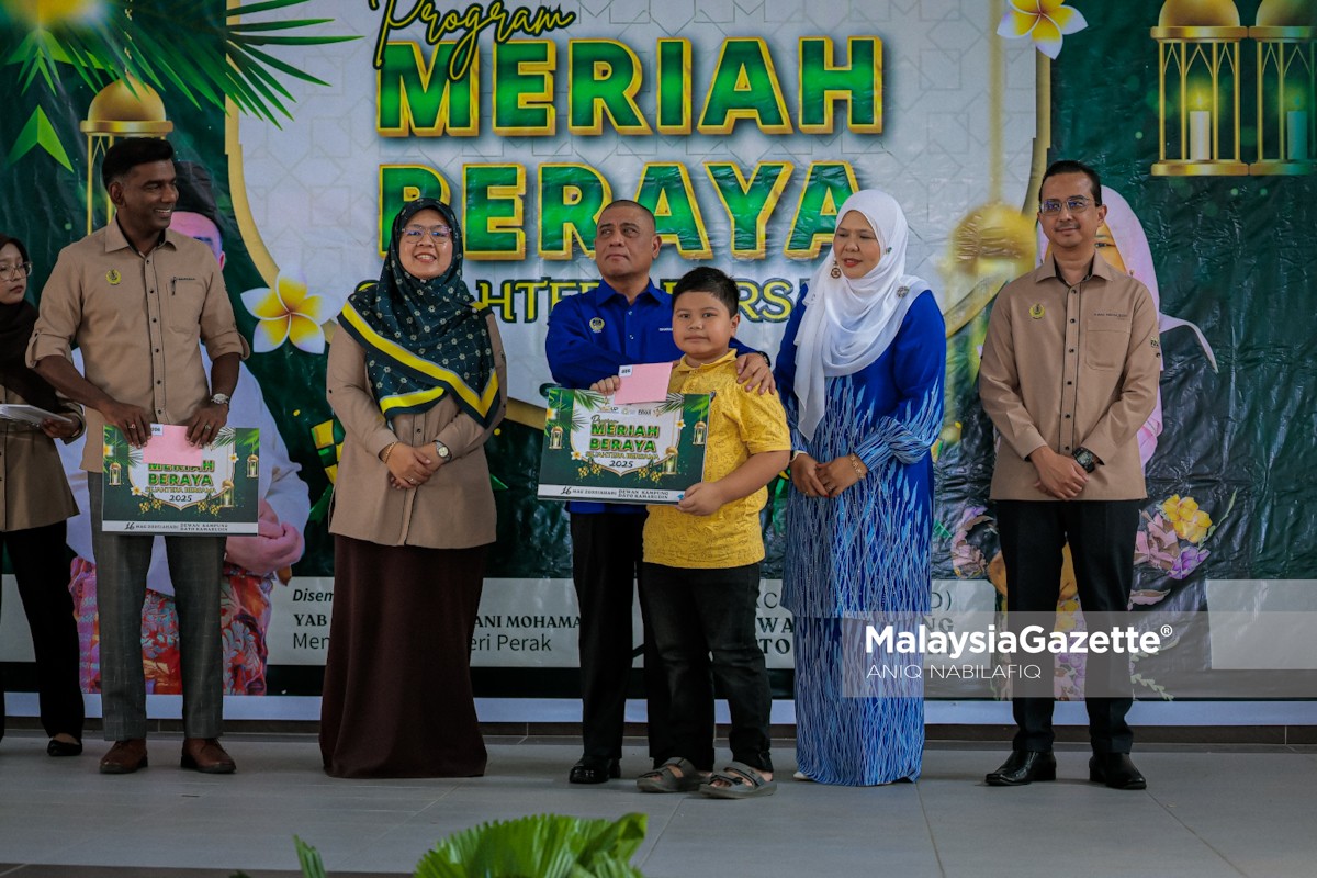 Bantuan Hari Raya Aidilfitri Perak 2025 Insentif Hari Raya Perak Bantuan Aidilfitri kerajaan Perak RM1.35 juta bantuan Aidilfitri 2025 Golongan memerlukan bantuan Hari Raya Saarani Mohamad bantuan Aidilfitri