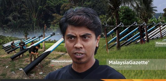 perang meriam Kampung Talang Perak