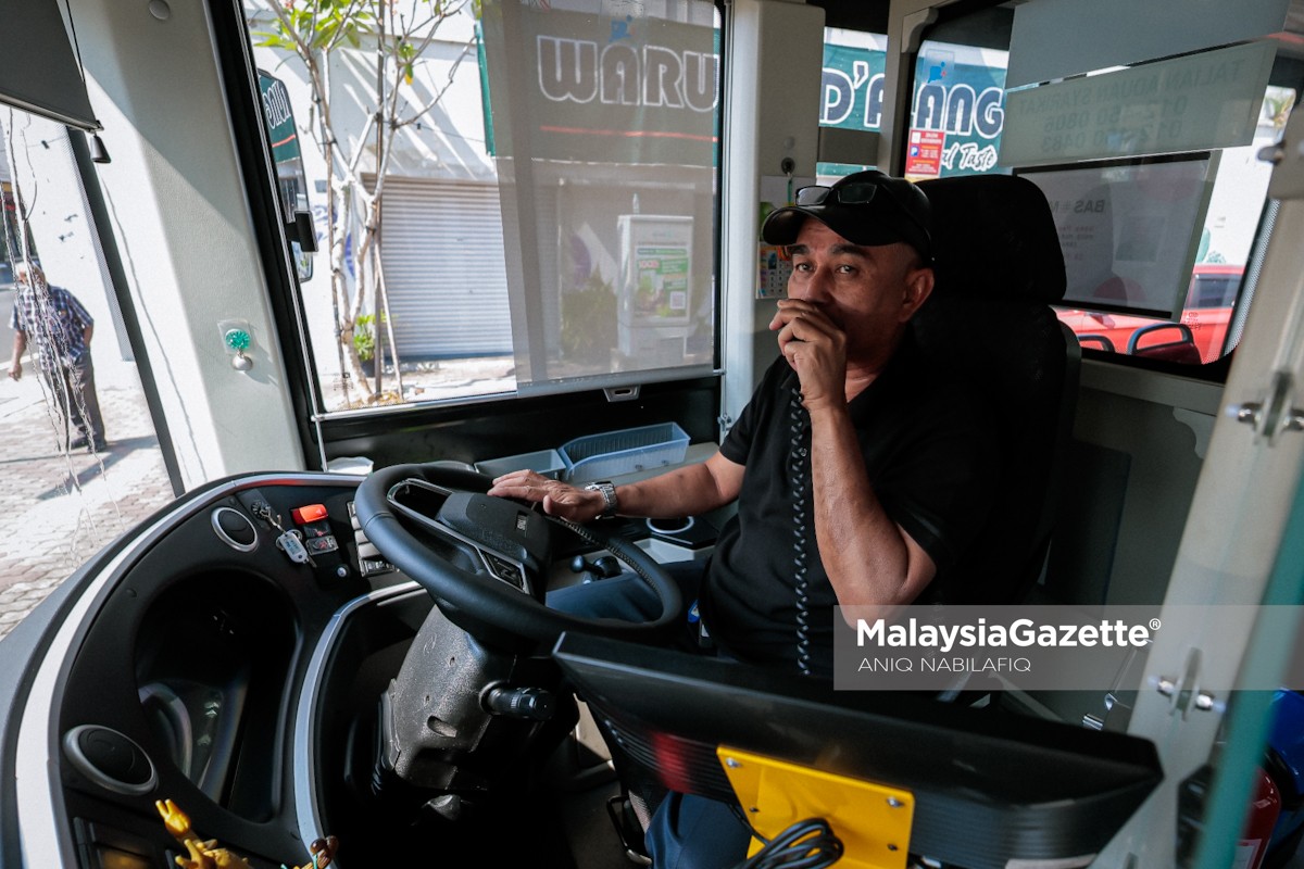 Senyuman Syawal di sebalik stereng bas - MG Perak