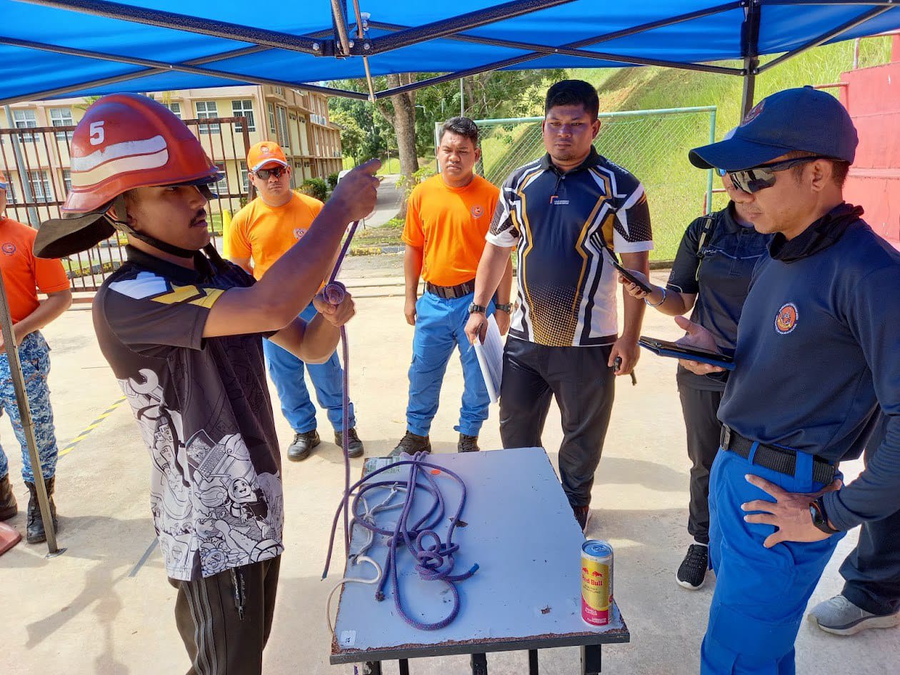 Latihan Medan PISPA Perak Kolej Komuniti Gerik, APM Perak, pelajar PISPA, latihan pertahanan awam, kursus ketahanan fizikal, jati diri belia, program belia Perak