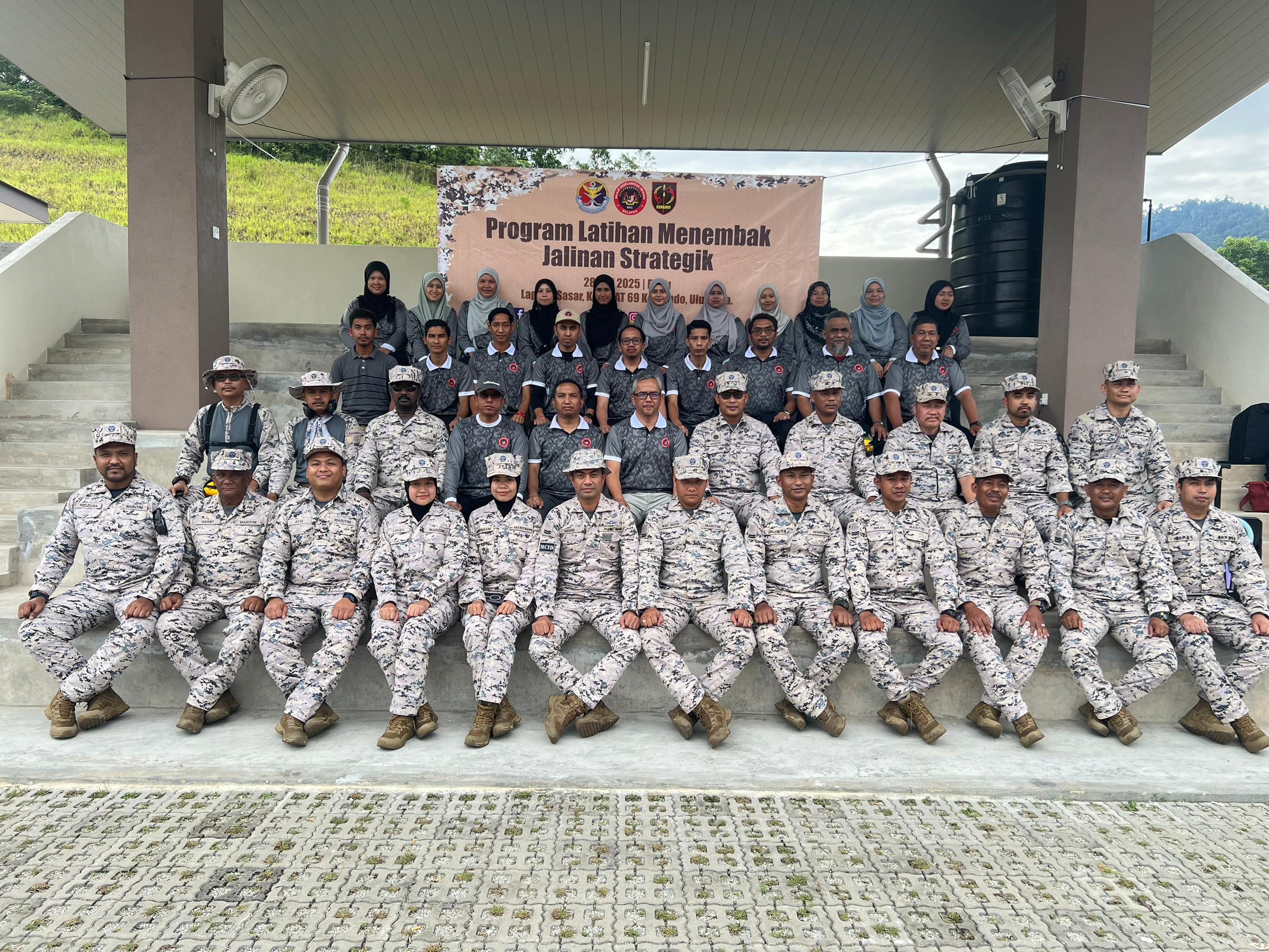 Latihan menembak Maritim Perak latihan antara agensi keselamatan, sinergi Maritim dan MKN, keselamatan negeri Perak, kerjasama taktikal agensi keselamatan, latihan menembak Ulu Kinta