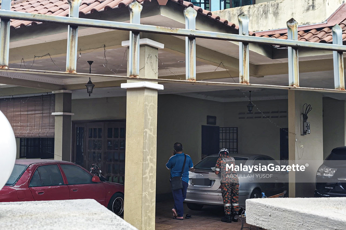 kebakaran rumah ibu mentua Hamzah Zainudin kebakaran Sungai Rapat, gangguan elektrik Ipoh, kematian ibu mentua Hamzah, rumah terbakar Perak, HRPB Ipoh, Datuk Seri Hamzah Zainudin, trip elektrik sebelum kebakaran