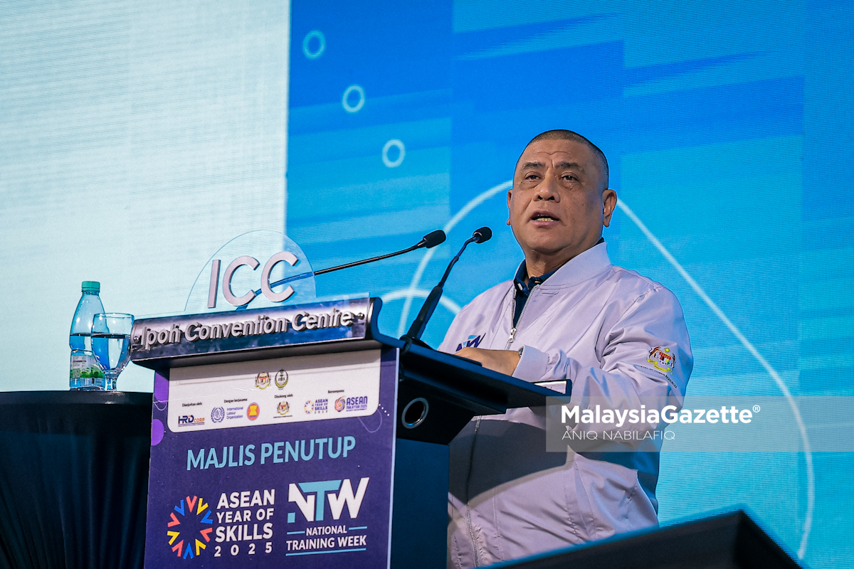 Pembangunan modal insan Perak Saarani Kerajaan Negeri Perak, latihan teknikal, pendidikan TVET, Pelan Perak Sejahtera 2030, pembangunan kemahiran, projek berimpak tinggi Perak, tenaga kerja mahir, Jelajah TVET Perak, AI dalam latihan, 1 Keluarga 1 Ijazah