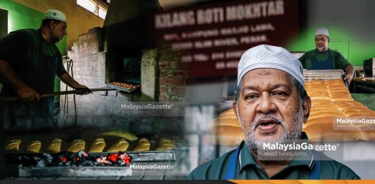 Roti Mokhtar Slim River kebuk bata