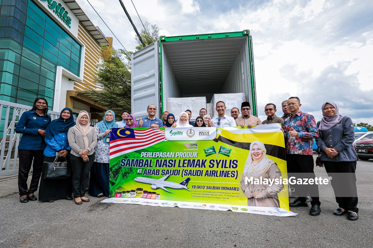 Usahawan Perak potensi eksport RM8.4 juta eksport produk Perak, jualan tunai usahawan Perak, pasaran antarabangsa PMKS, berita ekonomi Perak, program perluasan pasaran, Exco Salbiah Mohamed