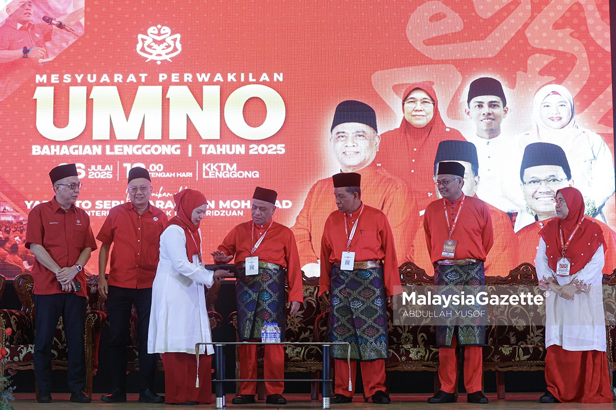 Saarani Mohamad UMNO Perak UMNO Lenggong, kekuatan parti UMNO, Saarani ingatkan ahli UMNO, mesyuarat UMNO Lenggong, persediaan pilihan raya UMNO, pemulihan imej UMNO, generasi muda UMNO, naratif politik