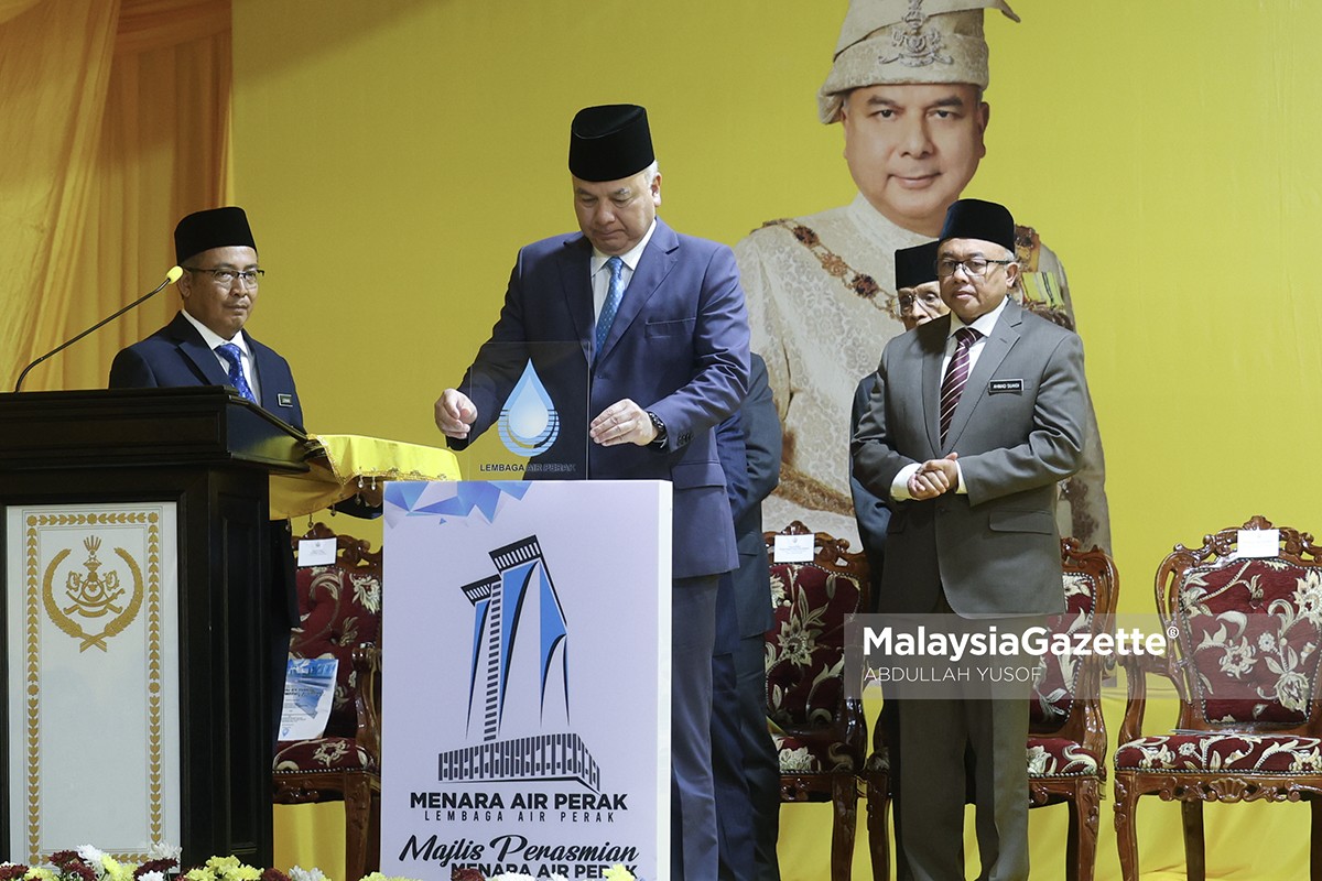 Sultan Nazrin berkenan rasmi Menara Air Perak - MG Perak
