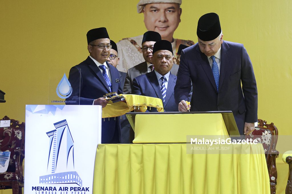 Sultan Nazrin berkenan rasmi Menara Air Perak - MG Perak