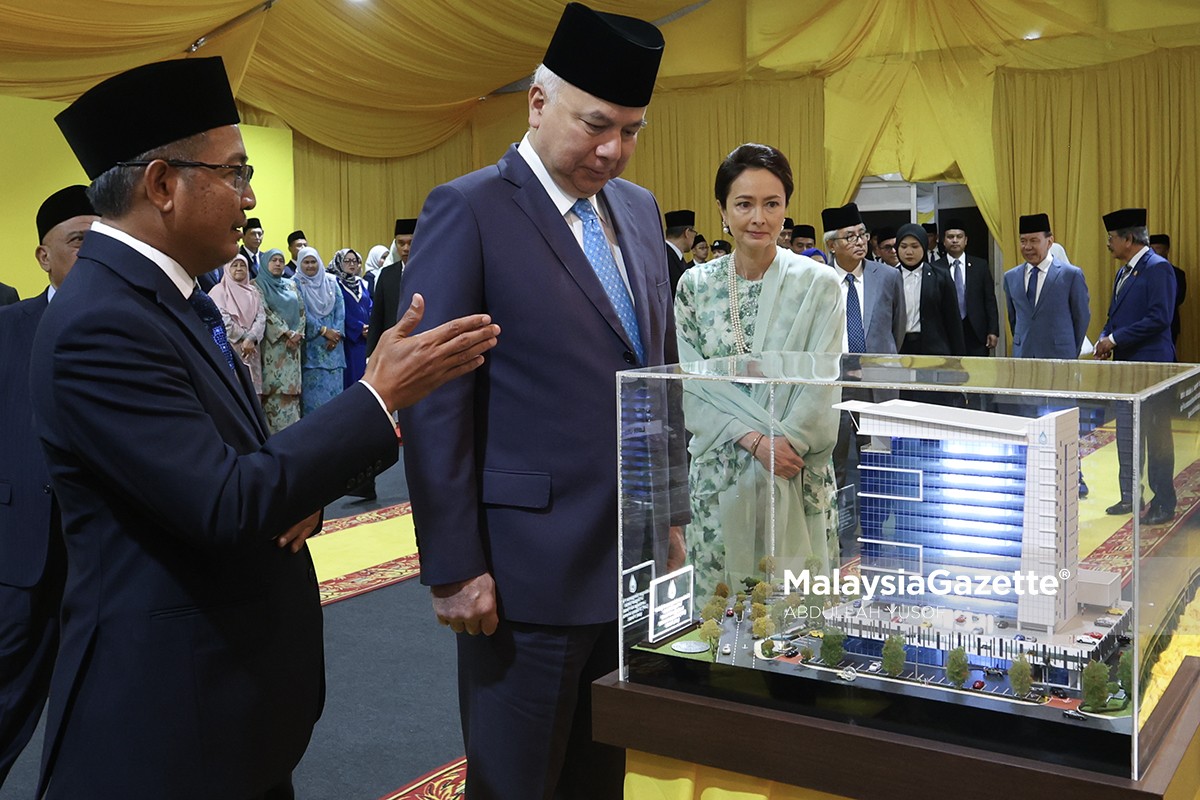 Focus keyphrase: Menara Air Perak Sultan Nazrin Muizzuddin Shah, Lembaga Air Perak, perasmian bangunan baharu, ibu pejabat LAP, Saarani Mohamad, infrastruktur Perak, pembangunan Ipoh