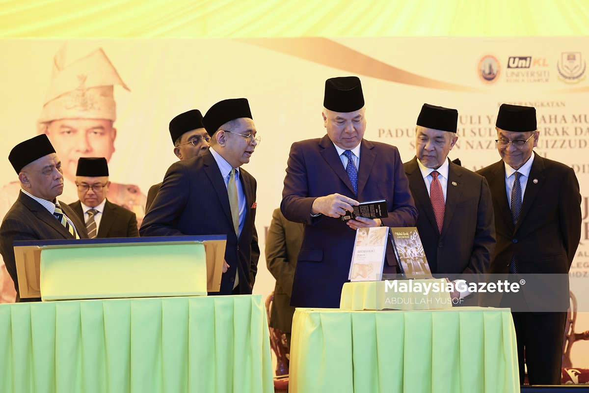 Sultan Nazrin Jubli Perak UniKL RCMP Sultan Nazrin Muizzuddin Shah, UniKL RCMP Jubli Perak, Universiti Kuala Lumpur Perak, Royal College of Medicine Perak, MARA pendidikan tinggi, Sejarah RCMP, Jubli Perak Universiti Kuala Lumpur, Blok Al-Zahrawi UniKL, perasmian buku perubatan Malaysia