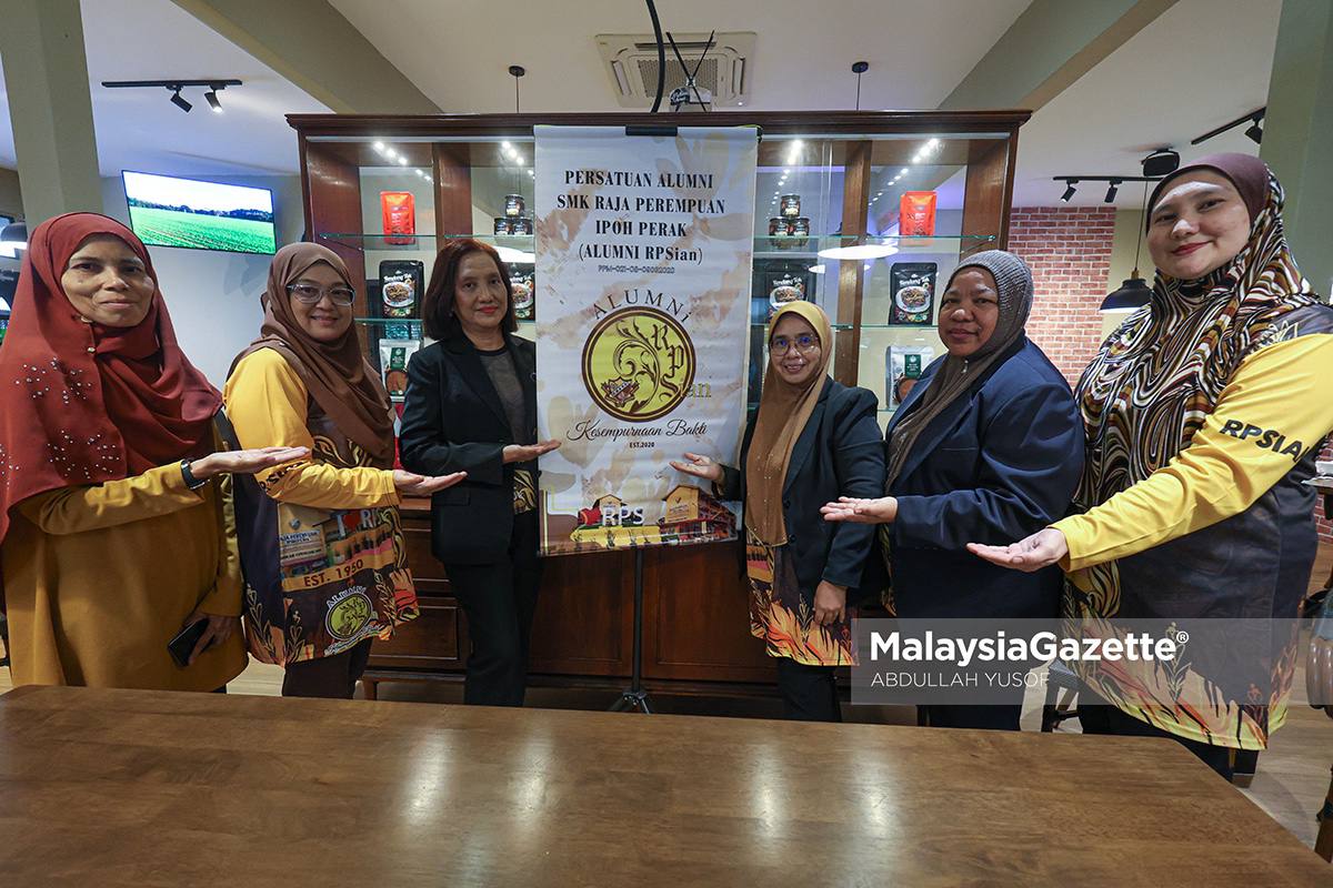Reunion Hi-Tea Alumni SMK Raja Perempuan Ipoh Alumni RPSian, jamuan minum petang alumni Ipoh, bekas pelajar SMK Raja Perempuan, majlis alumni Perak, reunion sekolah Ipoh, persatuan alumni Perak, program alumni wanita