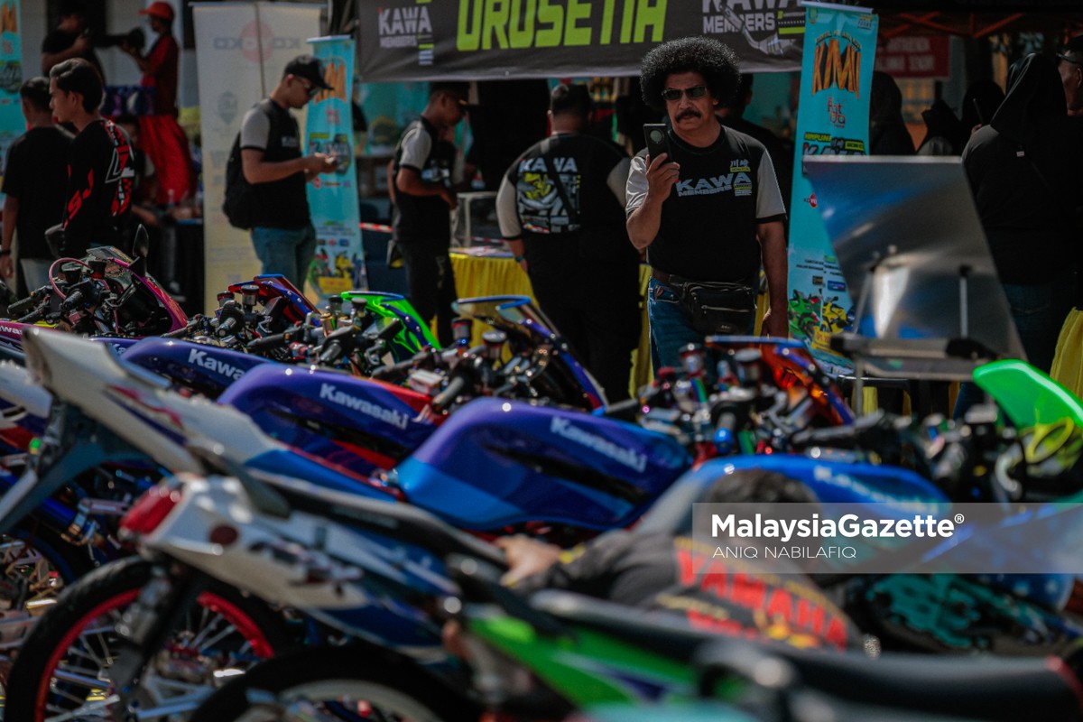 KAMU 2025 peminat motosikal Himpunan Kawa Members, komuniti motosikal Perak, budaya permotoran belia, modifikasi motosikal Thai look, motosikal One Piece, acara anak muda Ipoh
