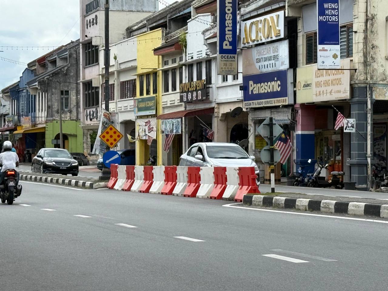 Penutupan persimpangan jalan Sungai Siput kemalangan jalan Sungai Siput, keselamatan trafik Perak, MPKK Sungai Siput, Voon Kai Cheng, penutupan jalan Perak, JKR Kuala Kangsar, Jalan Besar Sungai Siput