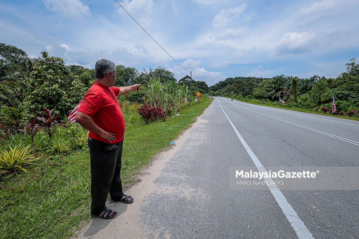 Harimau belang masuk kampung Chemor pak belang gangguan harimau Perak, Kampung Ulu Kuang, ancaman hidupan liar, PERHILITAN Perak, penduduk takut harimau, serangan harimau Chemor