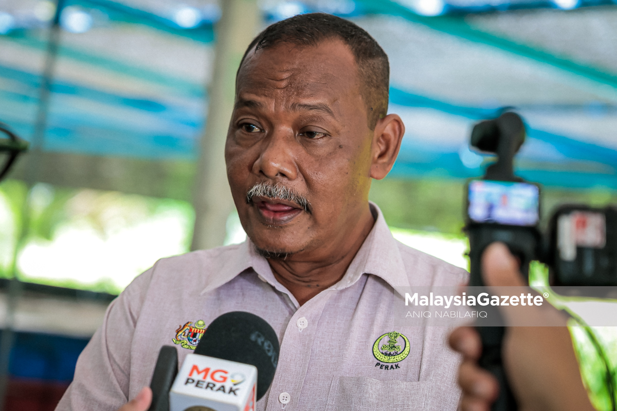 ternakan ikan tilapia merah bioflok Perak ikan air tawar Kampung Pantai Remis, projek SejaTi MADANI, sistem bioflok, JPKK Kampung Pantai Remis, Datuk Mohd Zolkafly Harun, industri akuakultur Perak, ikan air tawar, projek komuniti luar bandar, pertanian moden Perak