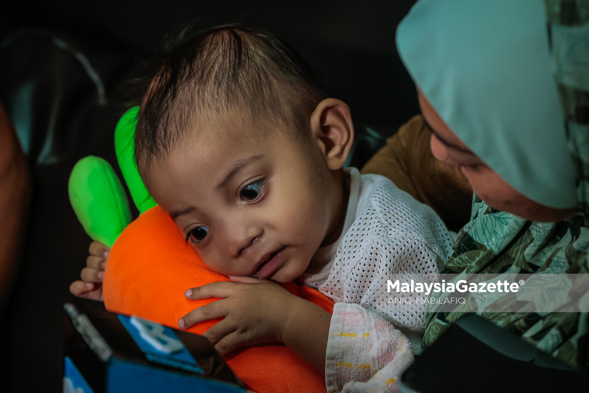 anak hidap ketumbuhan germ cell di Perak ketumbuhan germ cell kanak-kanak rawatan kemoterapi kanak-kanak Perak kisah keluarga diuji penyakit anak Hospital Raja Permaisuri Bainun kisah kemanusiaan di Perak