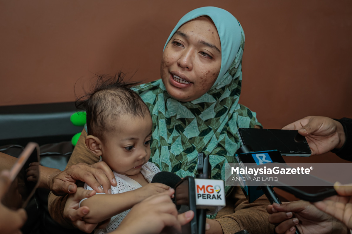 anak hidap ketumbuhan germ cell di Perak ketumbuhan germ cell kanak-kanak rawatan kemoterapi kanak-kanak Perak kisah keluarga diuji penyakit anak Hospital Raja Permaisuri Bainun kisah kemanusiaan di Perak