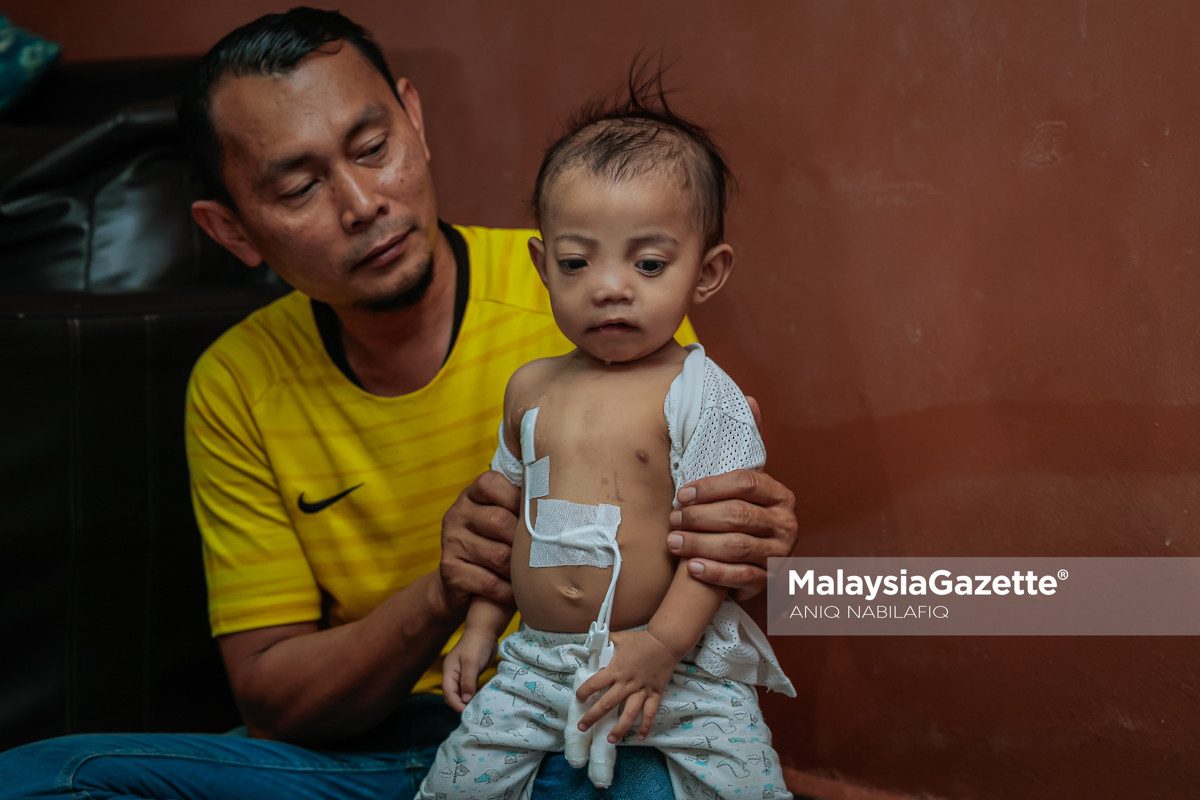 anak hidap firas affan ketumbuhan germ cell di Perak ketumbuhan germ cell kanak-kanak rawatan kemoterapi kanak-kanak Perak kisah keluarga diuji penyakit anak Hospital Raja Permaisuri Bainun kisah kemanusiaan di Perak