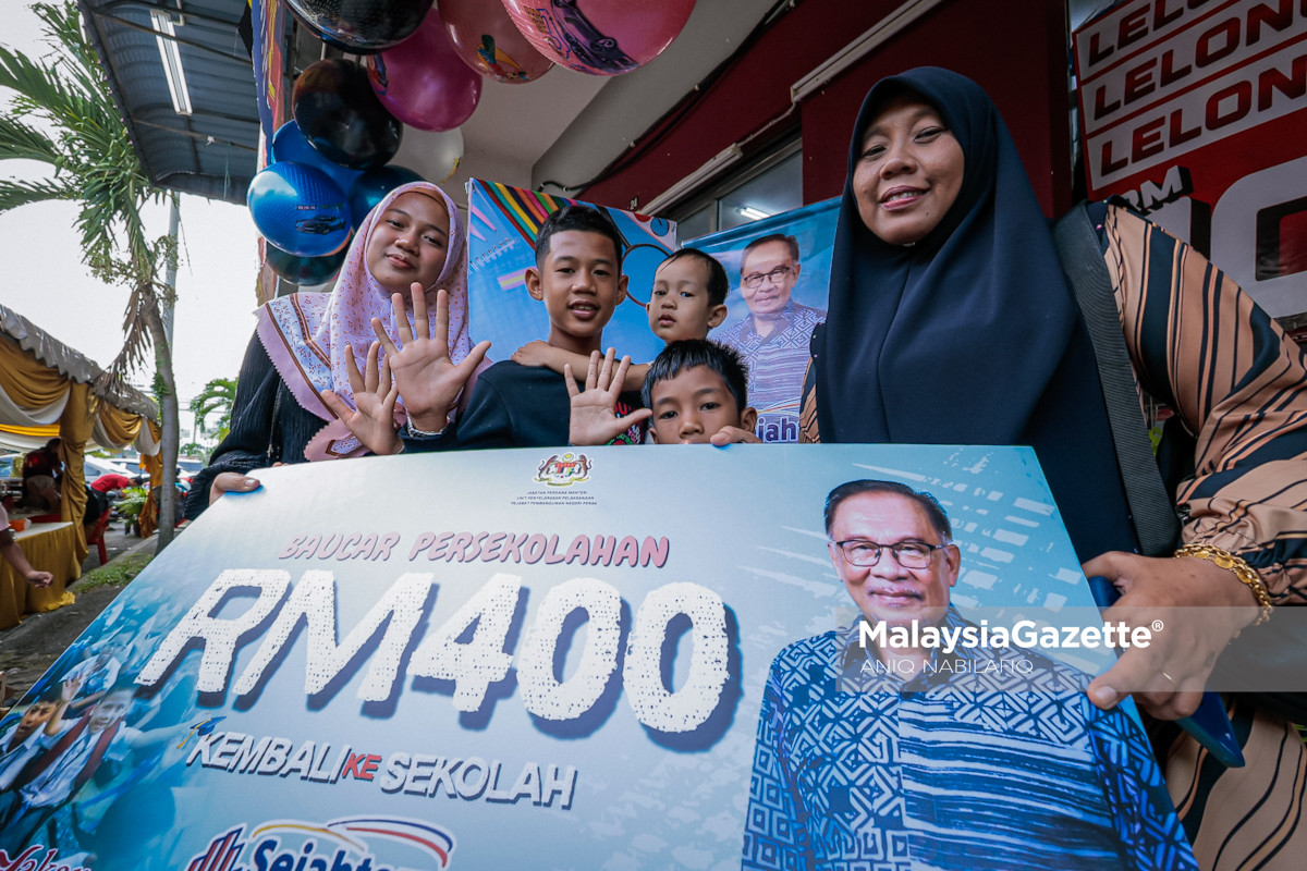 baucar kelengkapan persekolahan RM400 Perak Program Kembali Ke Sekolah 2026 keluarga miskin Perak bantuan persekolahan MADANI penerima eKasih Sejahtera MADANI