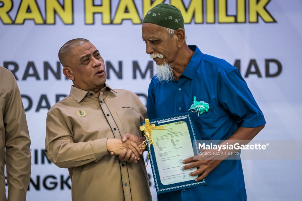 Geran tanah nilai tinggi, simpan untuk warisan anak cucu - Saarani