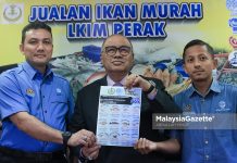 LKIM Perak sasar 1,000 siri jualan ikan murah LKIM Perak jualan ikan murah Program Jualan Sejahtera Rakyat LKIM, jualan ikan murah Perak, kos sara hidup rakyat, hasil laut murah, inisiatif makanan rakyat, Exco Pertanian Perak, jualan ikan bergerak