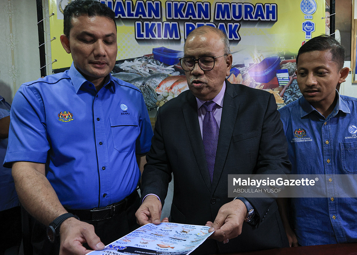 LKIM Perak jualan ikan murah Program Jualan Sejahtera Rakyat LKIM, jualan ikan murah Perak, kos sara hidup rakyat, hasil laut murah, inisiatif makanan rakyat, Exco Pertanian Perak, jualan ikan bergerak