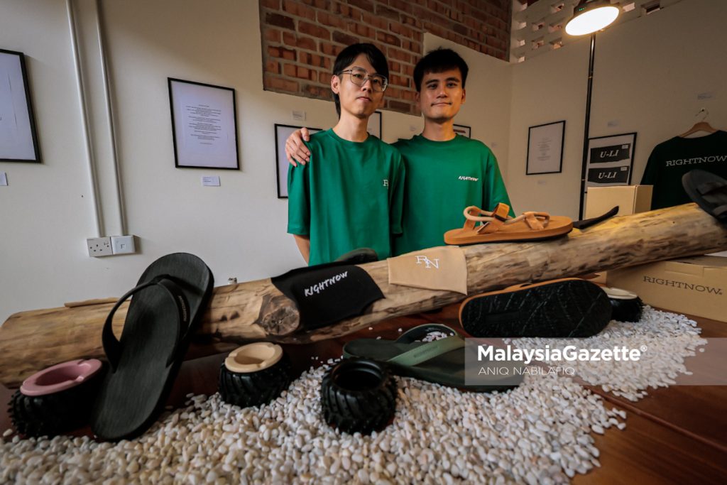 RIGHTNOW cipta selipar 'ikonik' guna tayar terbuang, sokong kelestarian alam