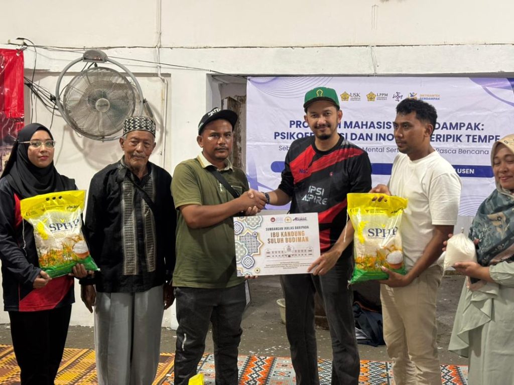 UPSI universiti pertama santuni mangsa banjir Pidie Jaya, Banda Aceh