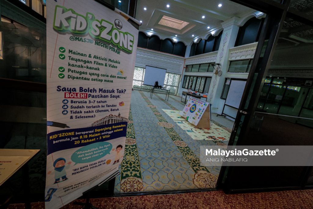 Kid’s Zone@Masjid Negeri Perak permudah ibu bapa solat tarawih ramadan