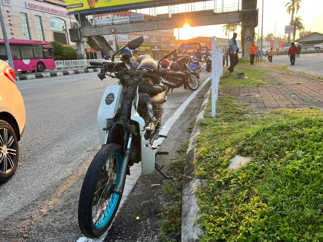 warga emas maut dilanggar motosikal Ipoh • kemalangan maut Ipoh • pejalan kaki dilanggar motosikal • Jalan Kampar Ipoh kemalangan • polis Ipoh siasat kemalangan • Seksyen 41(1) Akta Pengangkutan Jalan • kemalangan pagi Ipoh • penunggang motosikal cedera