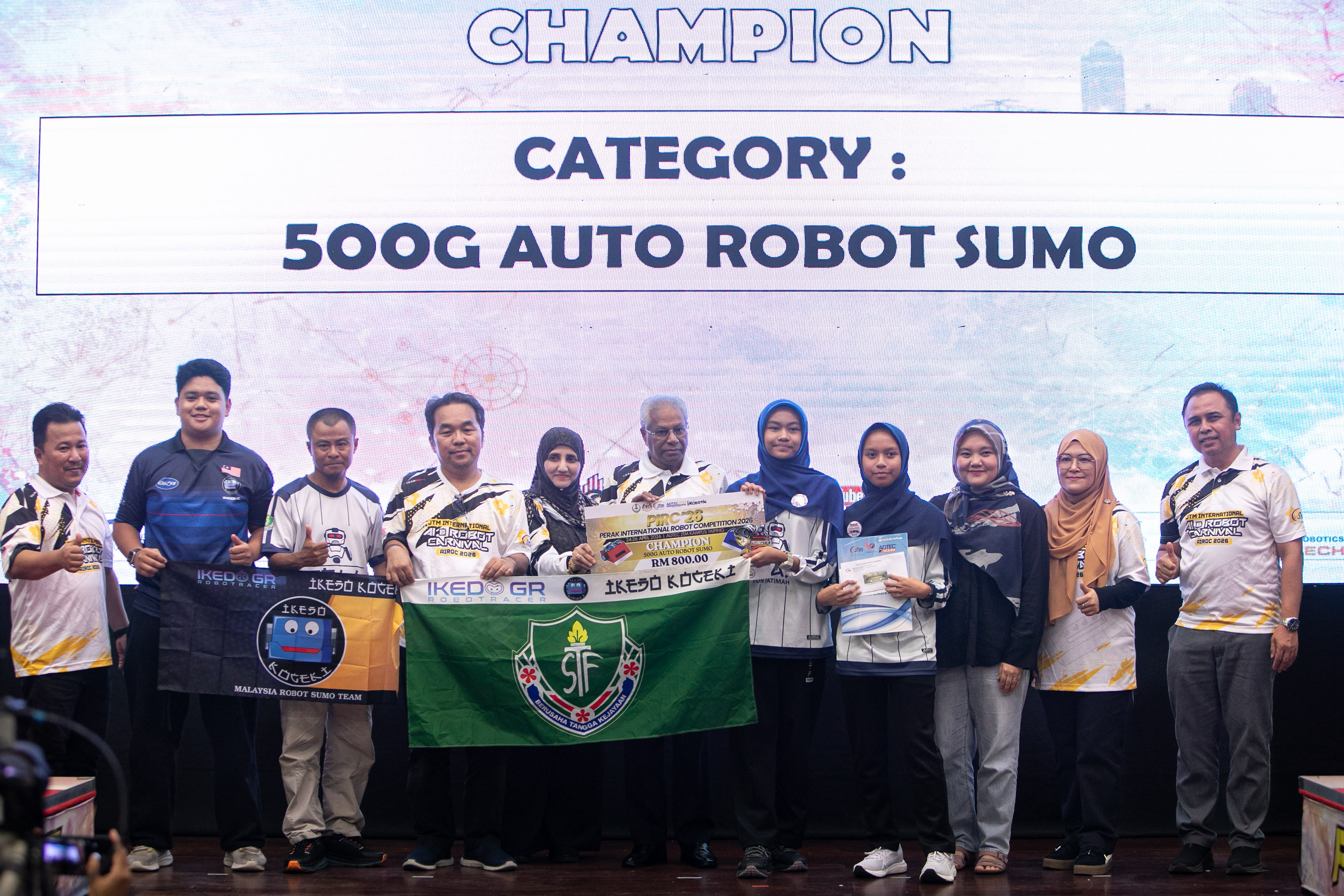 Lapan tahun menanti, Mechabotics raih kejayaan sulung, wakil negara ke Jepun