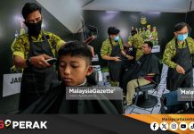 MGPerak: Gunting Rambut Percuma Oleh Anggota Rela Antara Tarikan PMR 2026 Perak