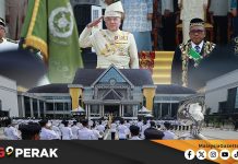 MGPerak: Sultan Nazrin Sempurnakan Istiadat Pembukaan Persidangan DUN Perak