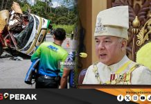 MGPerak: Laksana Segera Usaha Bersepadu Kurangkan Risiko Kemalangan di JRTB Jeli-Gerik – Sultan Perak