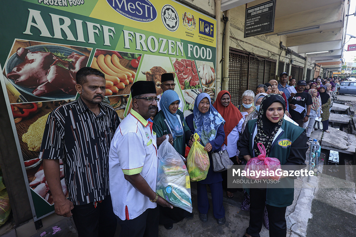 program food bank Ipoh bantuan bakul makanan Perak, kenaikan harga barang Malaysia, bantuan golongan B40, kos sara hidup meningkat, inisiatif kebajikan Ipoh, food bank Malaysia, bantuan makanan komuniti, program kebajikan Perak