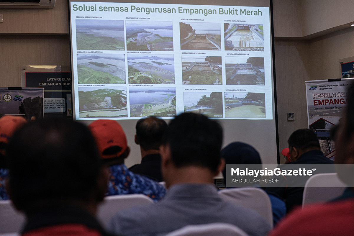 projek air Sungai Perak Bukit Merah 60km projek pemindahan air Perak, bekalan air Kerian, Empangan Bukit Merah kapasiti, masalah kelodak empangan, Sungai Perak Chenderoh, projek RM4 bilion Perak, bekalan air pesawah, KIGIP Kerian industri, air mentah Pulau Pinang, infrastruktur air Perak