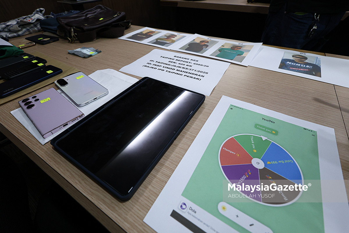Penipuan gores dan menang sindiket gores dan menang scam gores dan menang penipuan cabutan bertuah sindiket penipuan cabutan bertuah penipuan jongkong emas Polis tahan suspek penipuan Sindiket penipuan warga emas Cabutan bertuah palsu Jongkong emas palsu Kes penipuan di Perak